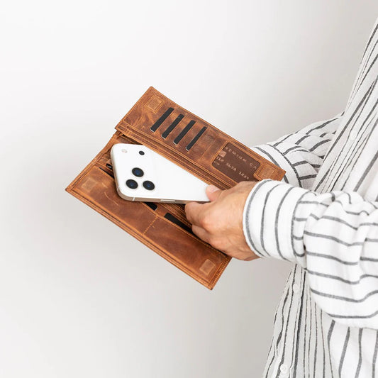 Tenuta Universele Leren Portemonnee