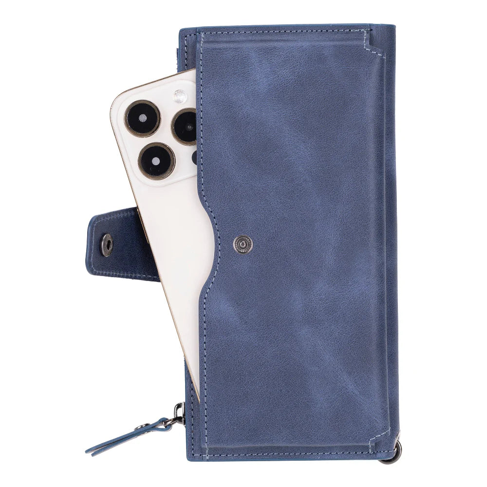 Lozan Hanger Leren Portemonnee