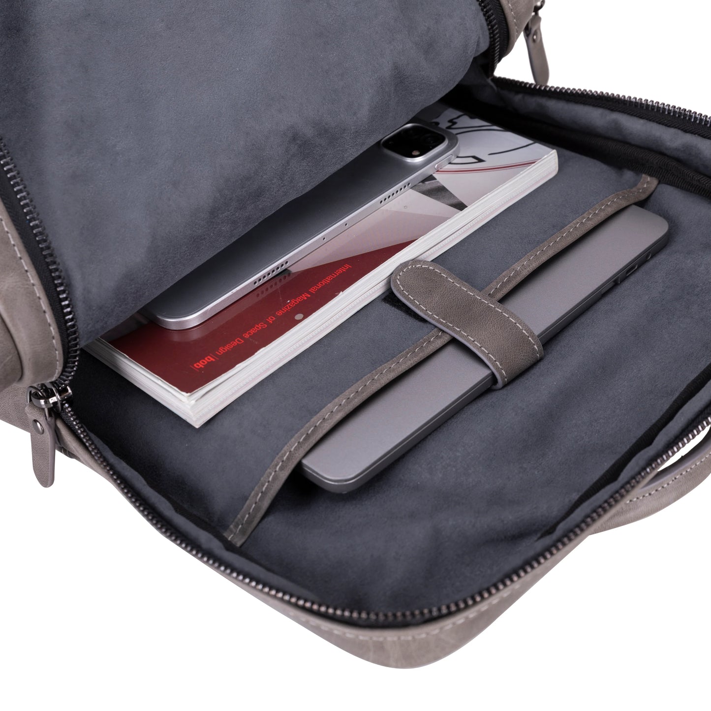 Verborgen Kasteel Leren Rugzak