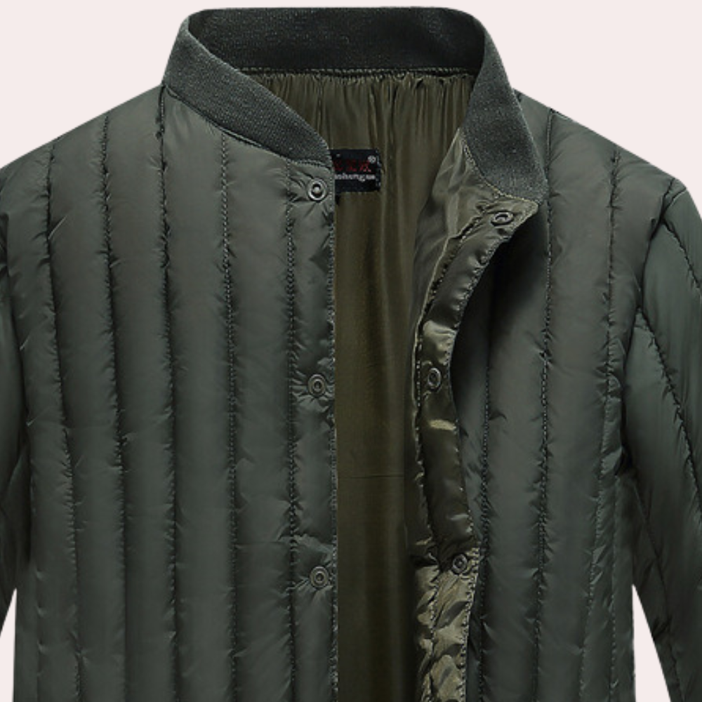 Ruitpatroon Winterjas - Heren - Warm en Modieus
