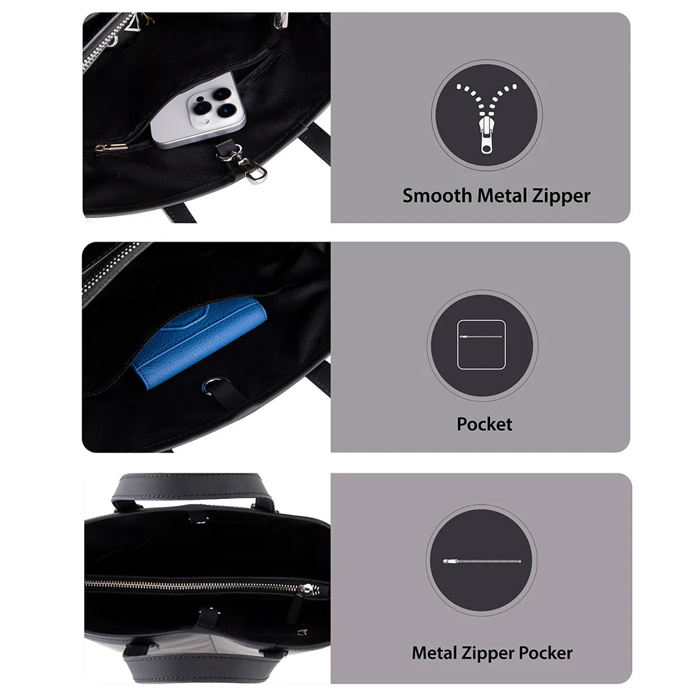 Valliro Leren Tote Tas