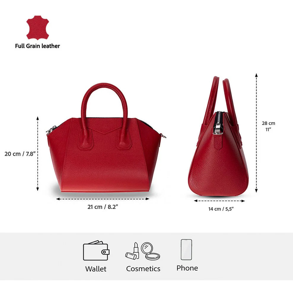 Leren Dameshandtas Lorenza, Klein