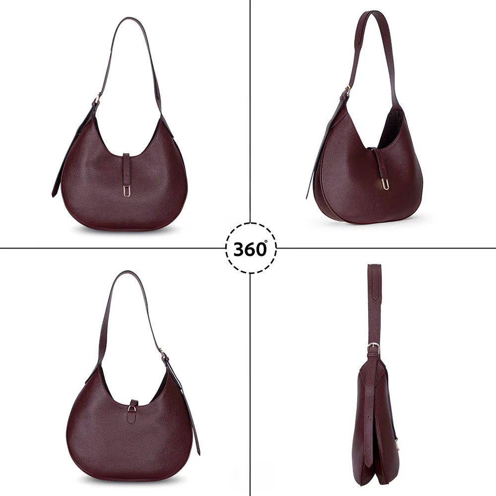 Rosa Dames Leren Tas