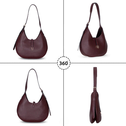 Rosa Dames Leren Tas