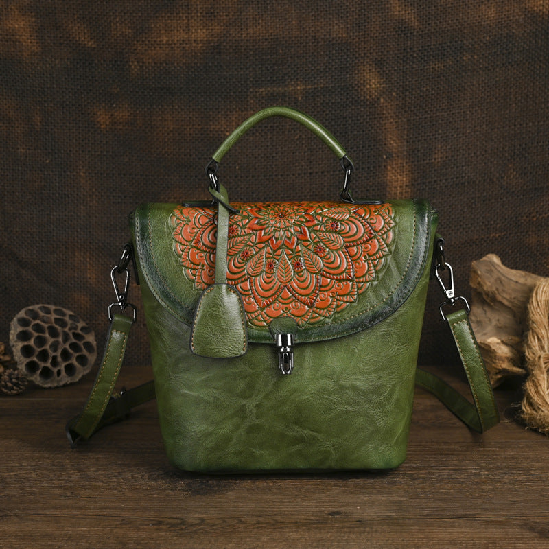 Dames Bucket Bag Van Imitatieleer Hand- En Crossbodytas