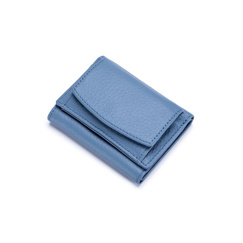 Detailweergave van de zachte leren RFID-portemonnee