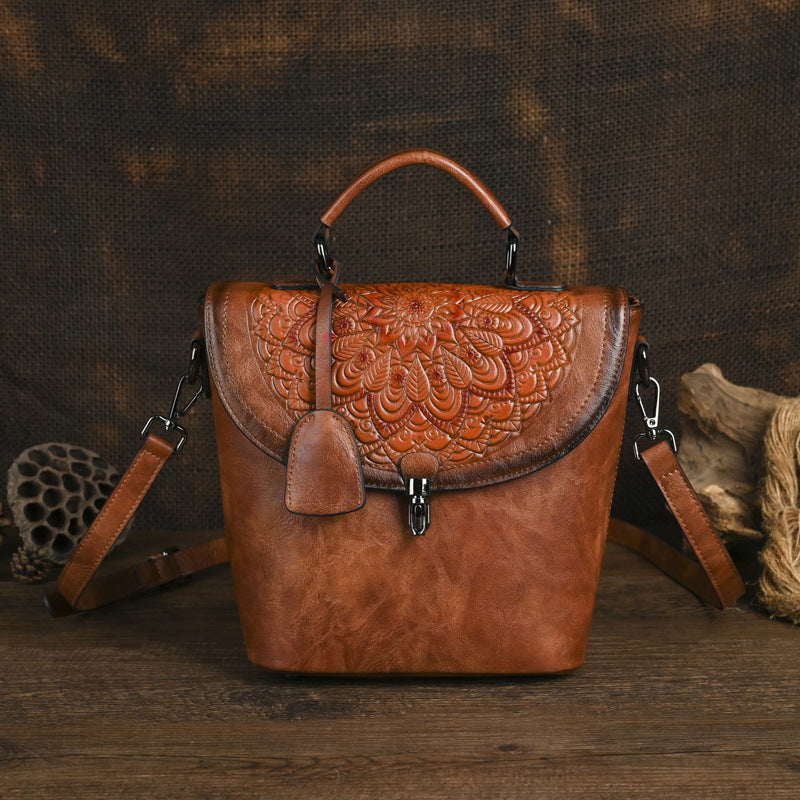 Bucket bag voor dames met ruim hoofdvak en stevige handgrepen