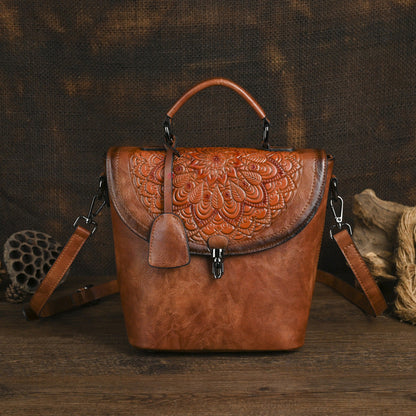 Dames Bucket Bag Van Imitatieleer Hand- En Crossbodytas