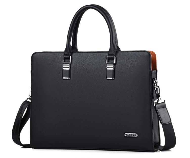 Laptoptas met leren look voor laptops van 13 tot 16 inch