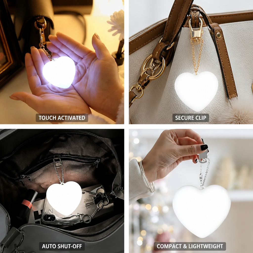 Compacte klemzaklamp met eenvoudige aanraakbediening