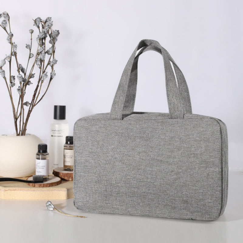 Compacte cosmetica-organizer voor overzichtelijk opbergen tijdens reizen