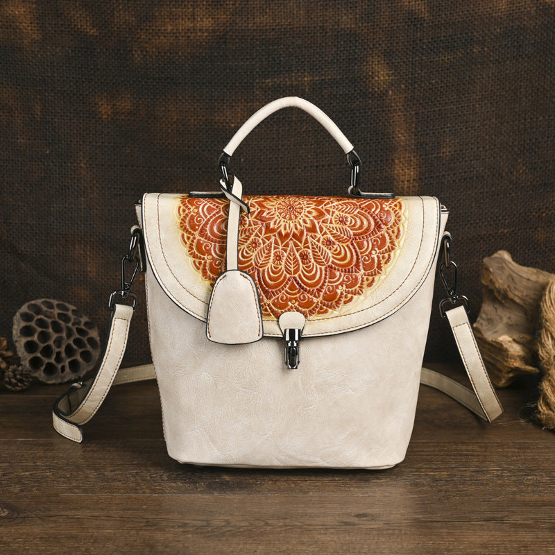 Dames Bucket Bag Van Imitatieleer Hand- En Crossbodytas