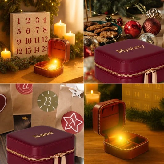 Mystery Box, Luxe Advent Verrassing, 24 verrassingsstukken van 925 Sterling Zilver sieraden