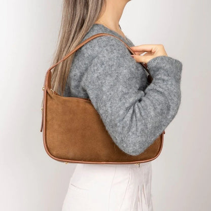 Dolcezza dames tas van suède leer