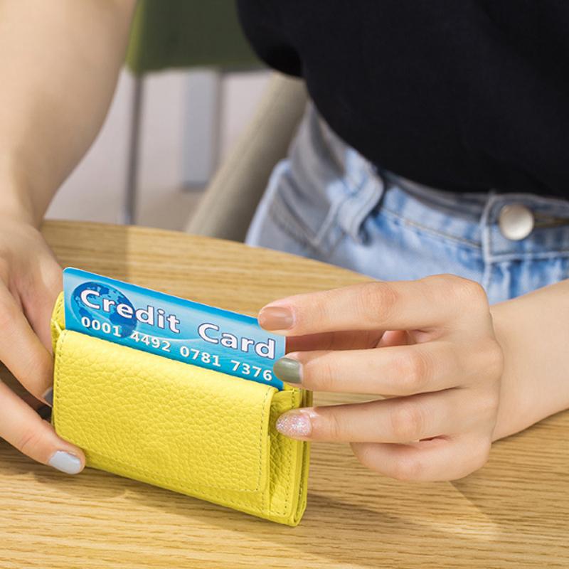 Compacte RFID-portemonnee voor pasjes en contant geld
