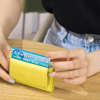 Compacte RFID-portemonnee voor pasjes en contant geld