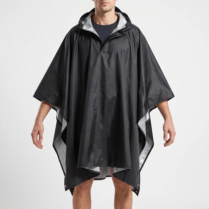 Lichtgewicht regenponcho voor wandelen en kamperen
