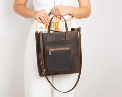 Valliro Leren Tote Tas