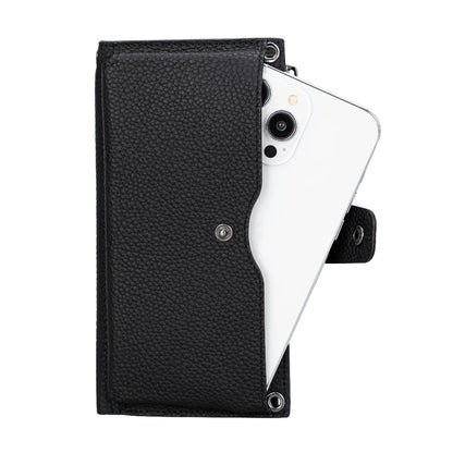 Lozan Leren Crossbody Portemonnee met Riem