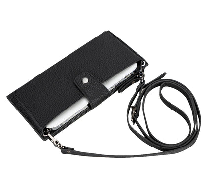 Lozan Leren Crossbody Portemonnee met Riem