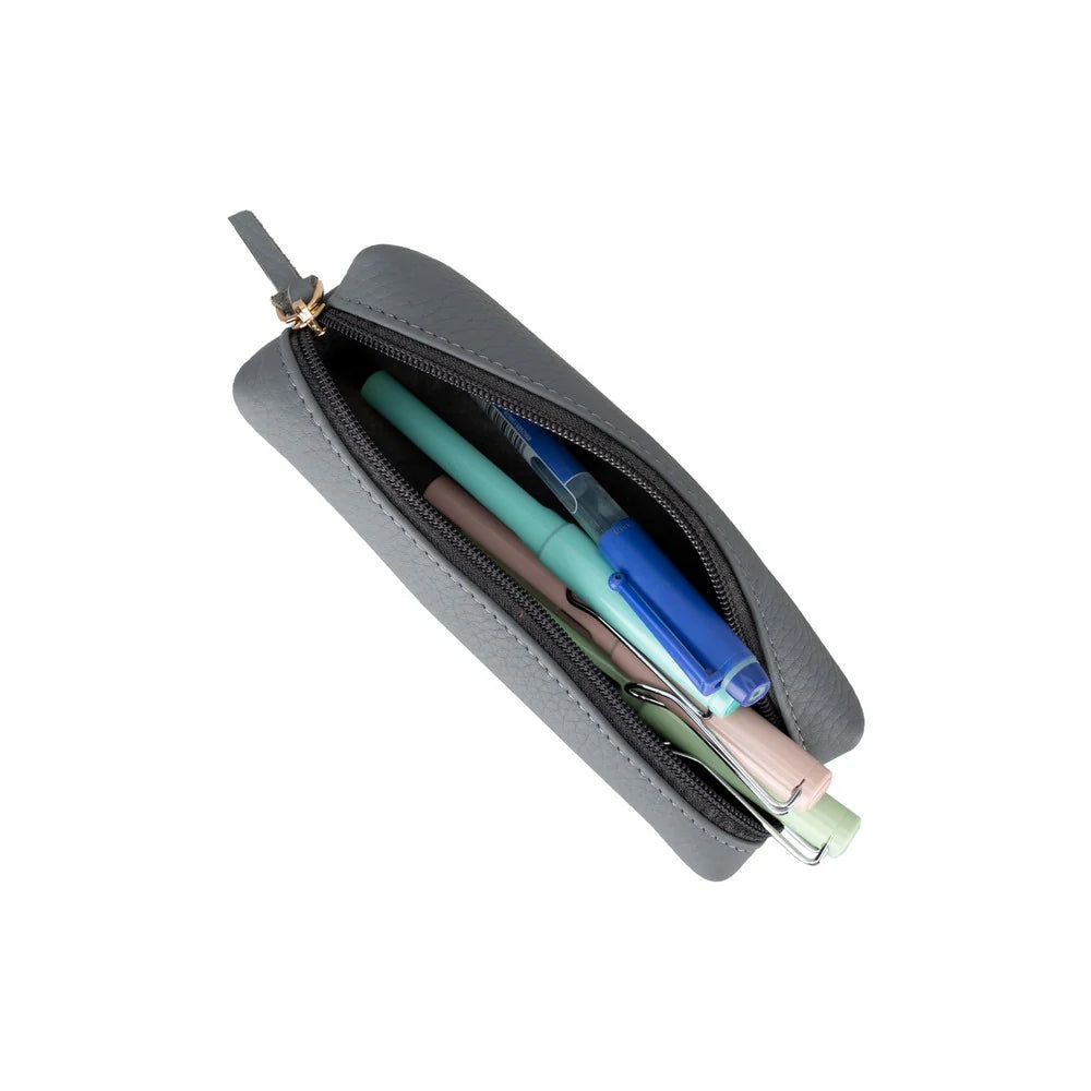 Multibox leren etui voor potloden