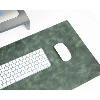 Bureaulegger van natuurlijk leer, medium formaat