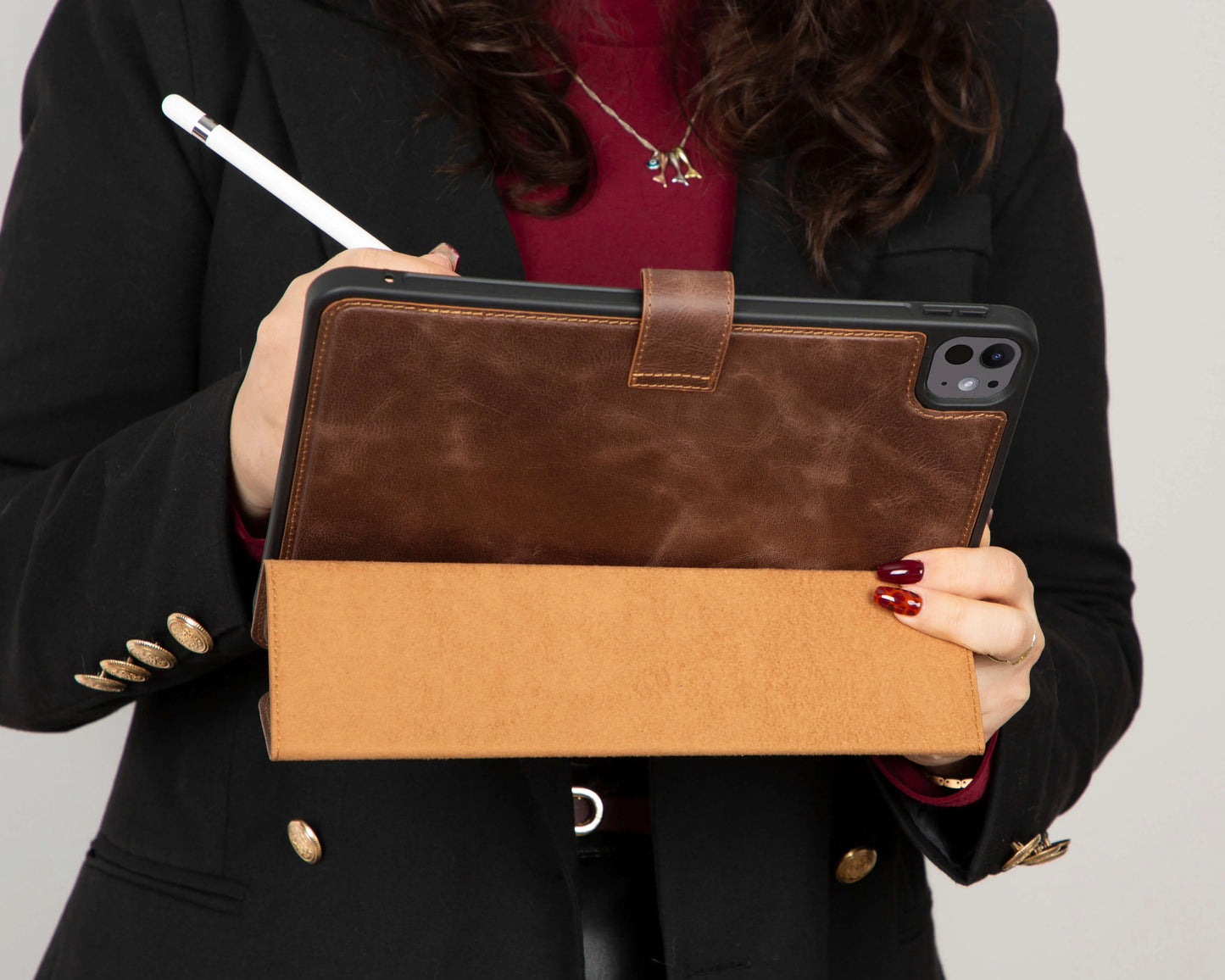 Trigon Lederen Hoes iPad Pro 11" (2024)