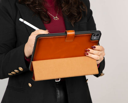 Trigon Lederen Hoes iPad Pro 11" (2024)