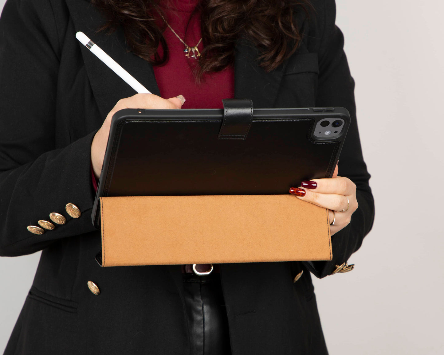 Trigon Lederen Hoes iPad Pro 11" (2024)