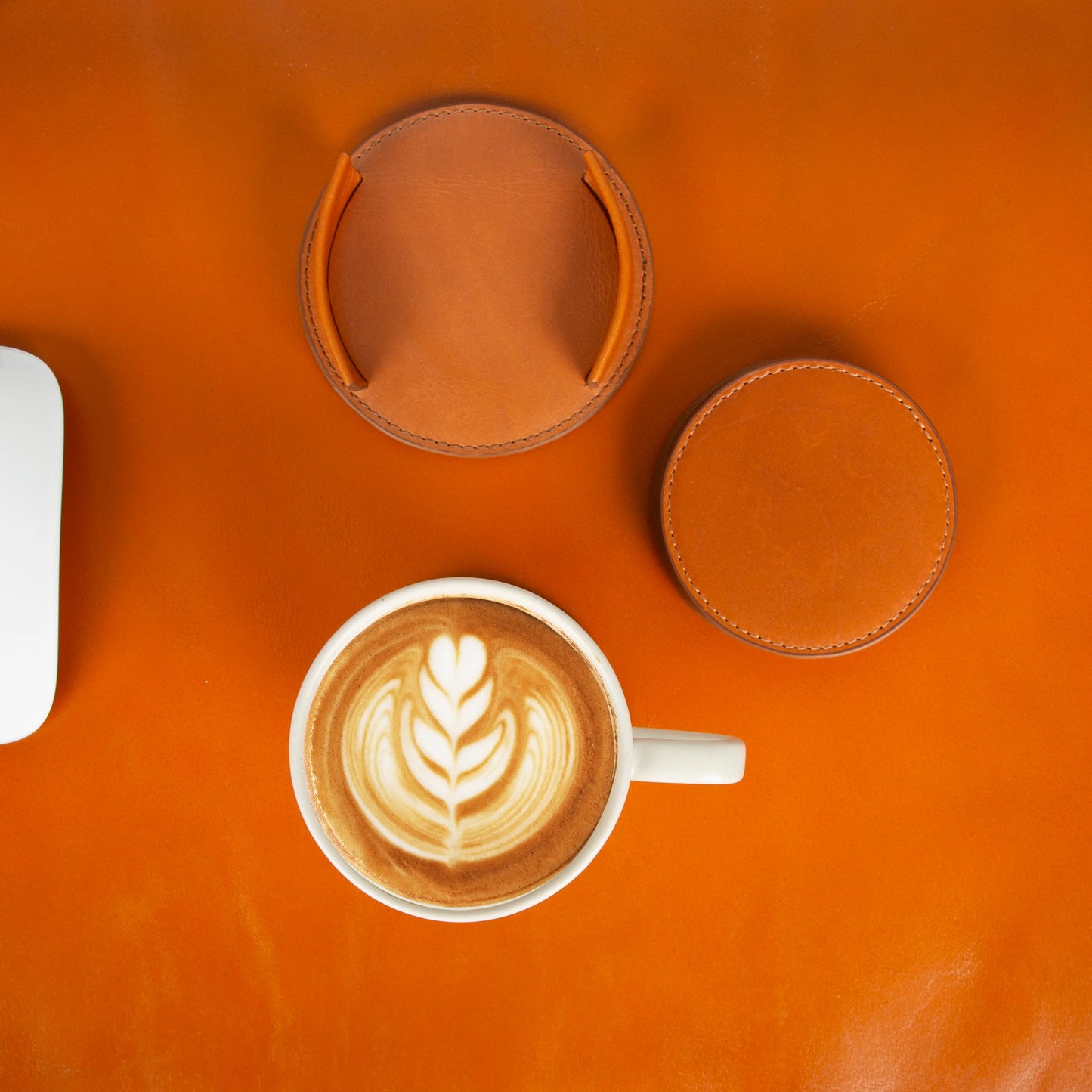 Divine Cup Lederen Onderzetter Set