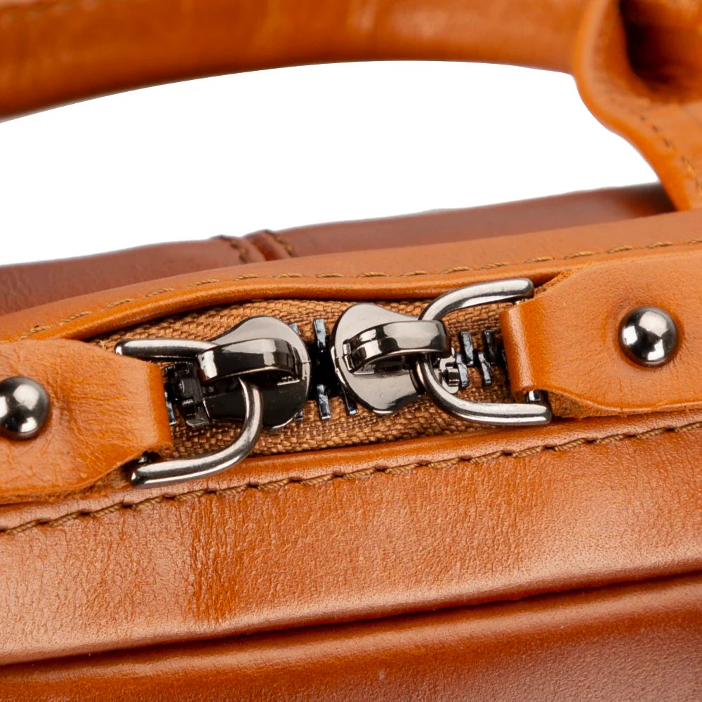 Apollo Leren Business Aktetas / Laptophoes 16"