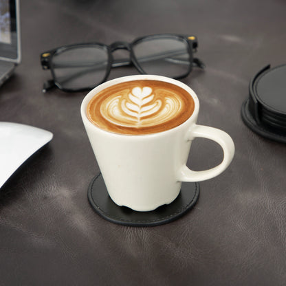 Divine Cup Lederen Onderzetter Set