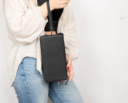 Majeste leren clutch tas