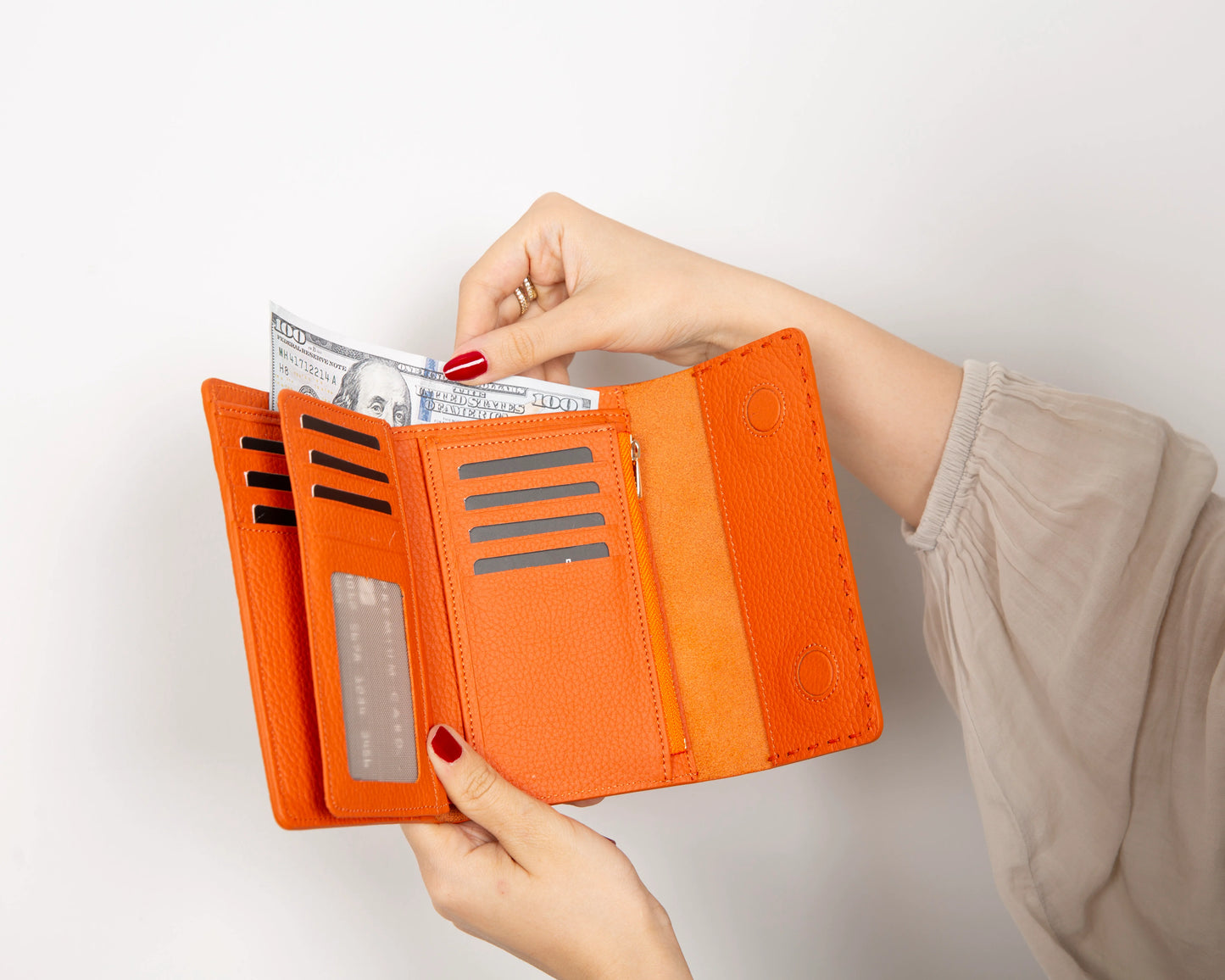 Linea Leren Dames Portemonnee