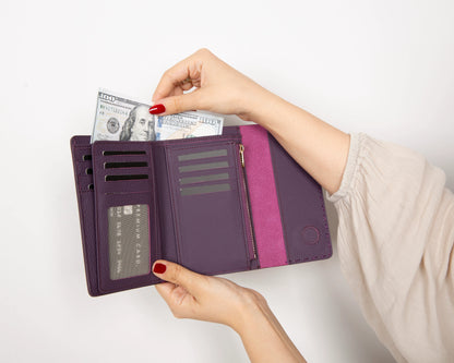 Linea Leren Dames Portemonnee