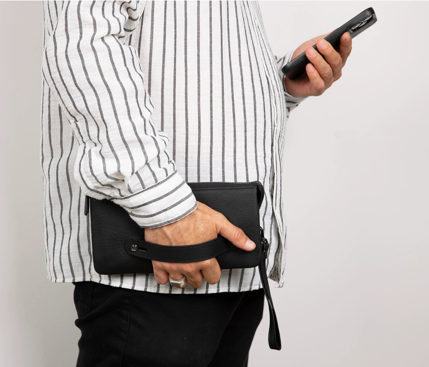 Majeste leren clutch tas