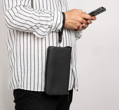 Majeste leren clutch tas