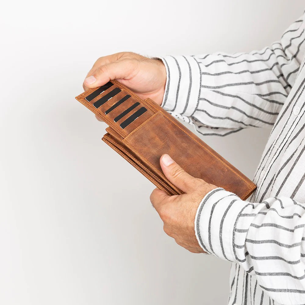 Tenuta Universele Leren Portemonnee