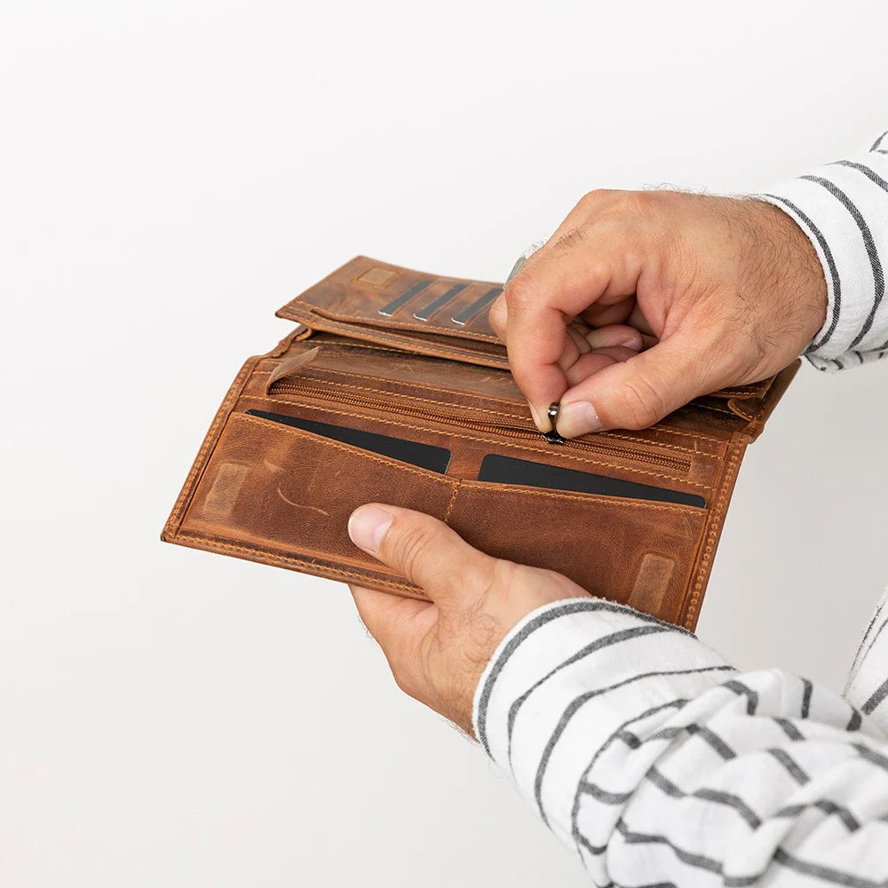 Tenuta Universele Leren Portemonnee