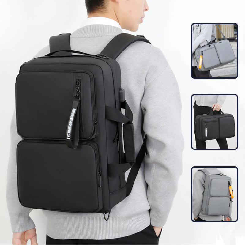 Laptoprugzak van voren met ruimte voor een laptop van 16 inch