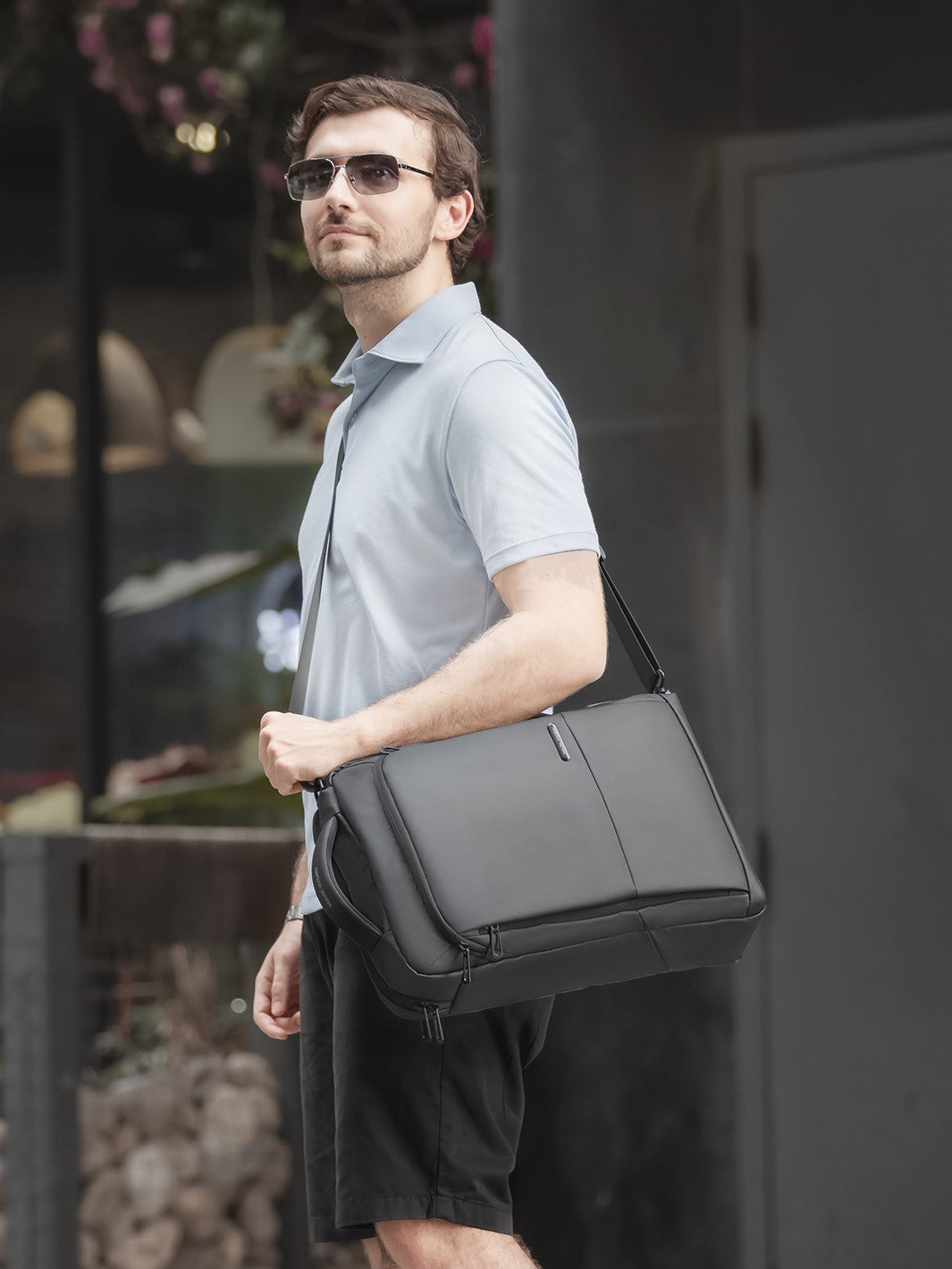 Zakelijke laptoprugzak voor onderweg en op kantoor