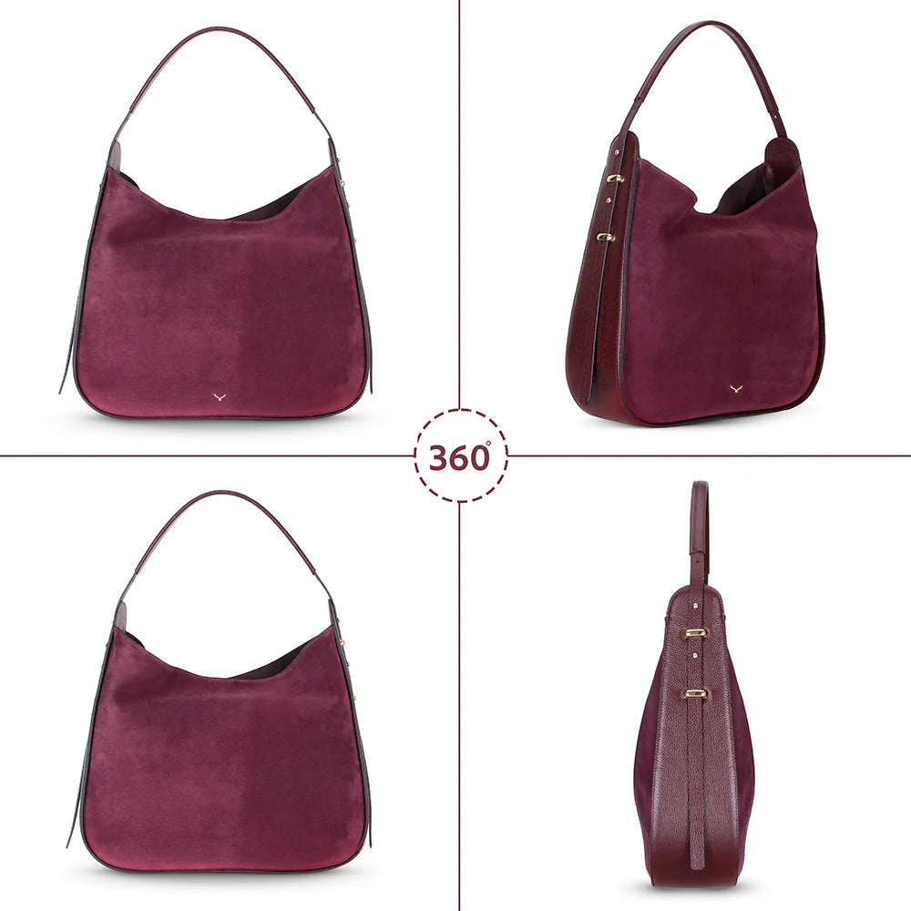 Carina suède lederen damestas