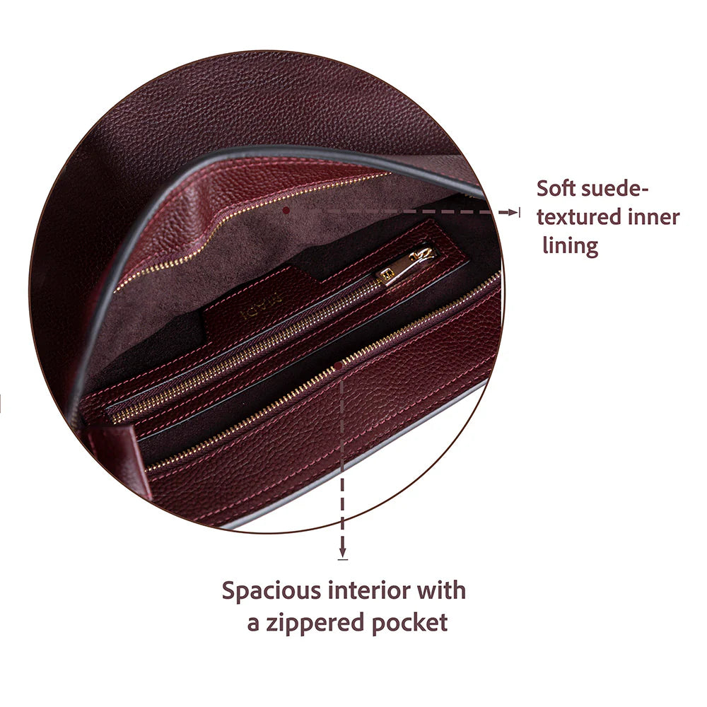 Elena Dames Leren Tas