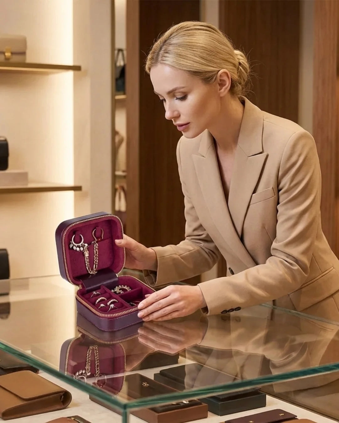 Amanda Lederen Sieradendoos, Medium