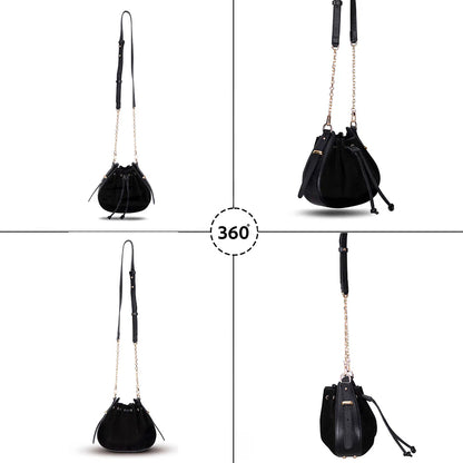 Valentina Dames Suède Leren Tas