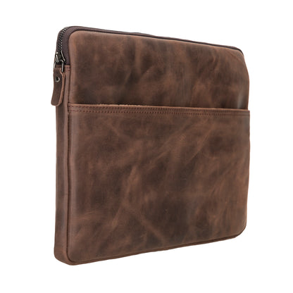 AWE Genuine Leather Sleeves Brown