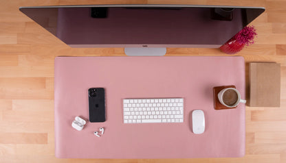 Natural Leather Desk Mat Medium-TN03