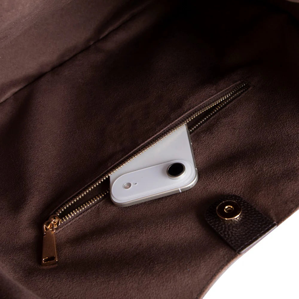 Carina suède lederen damestas