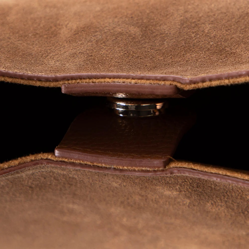 Carina suède lederen damestas