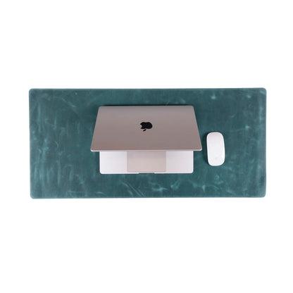 Grote bureaumat van natuurlijk leer